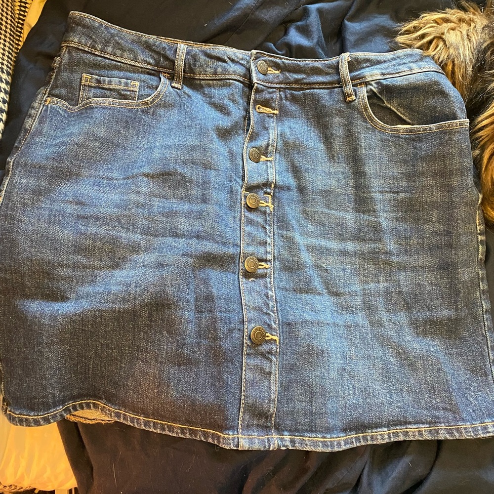 Old Navy High Rise Denim Mini Skirt